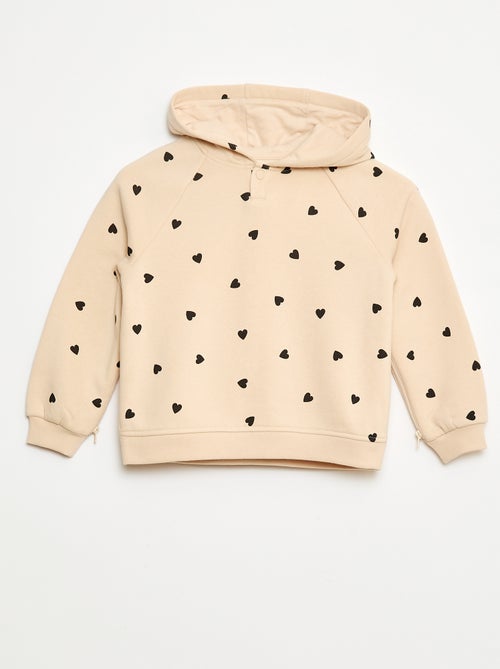 Felpa con aperture zippate laterali - - So Easy - Kiabi