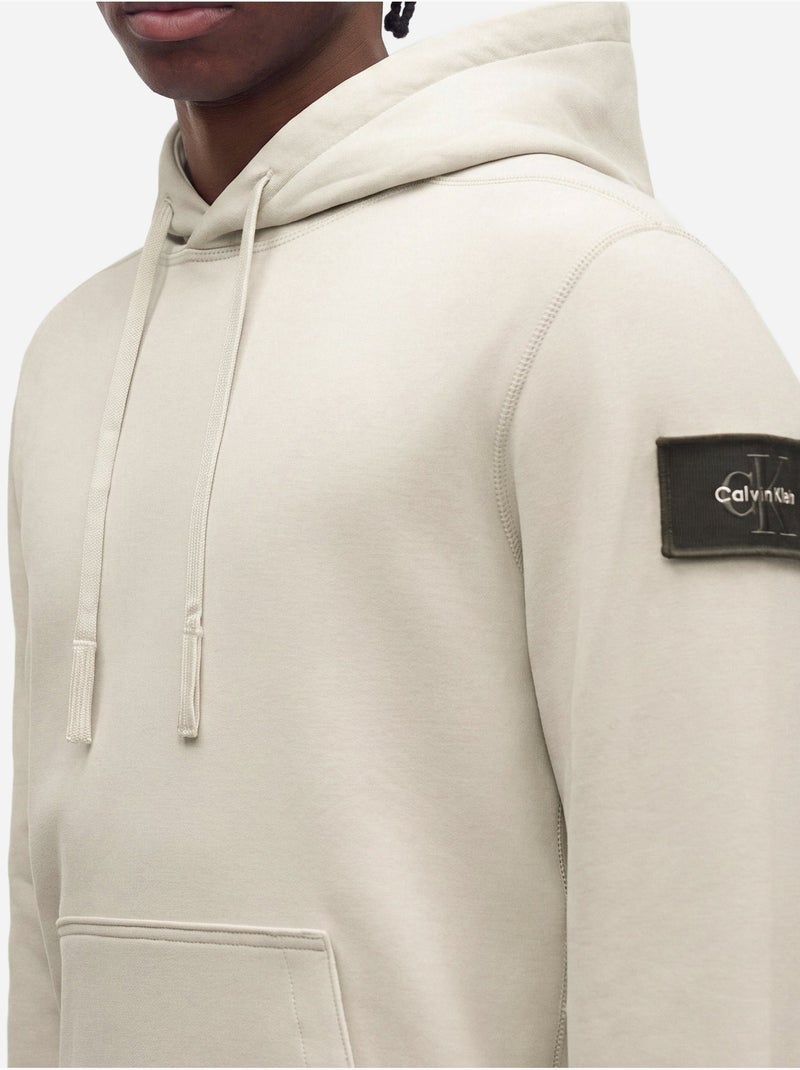 Felpa con cappuccio - calvin klein Bianco sporco - Kiabi