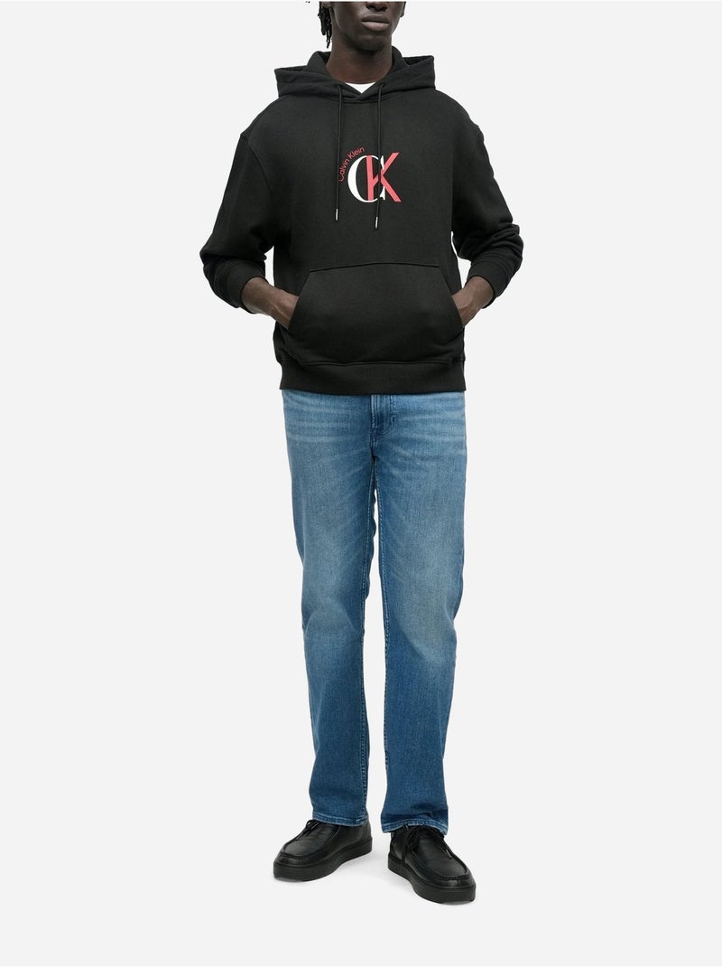 Felpa con cappuccio - Calvin Klein Nero - Kiabi