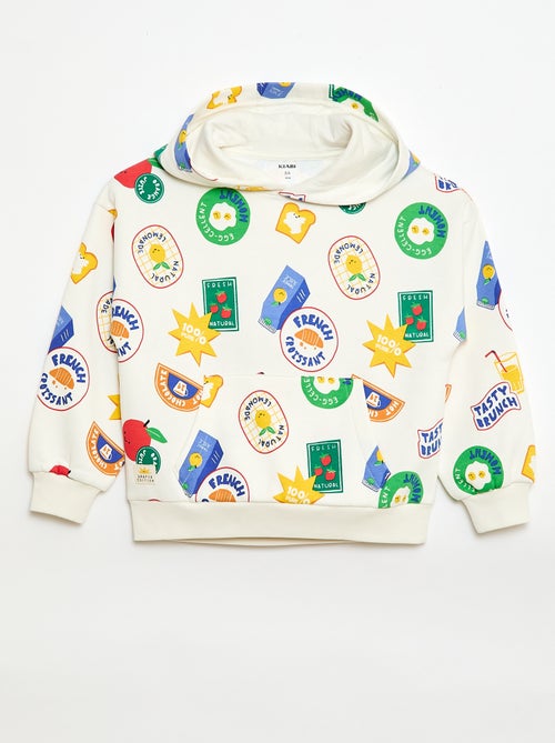 Felpa con cappuccio - Grafik Edition - Kiabi