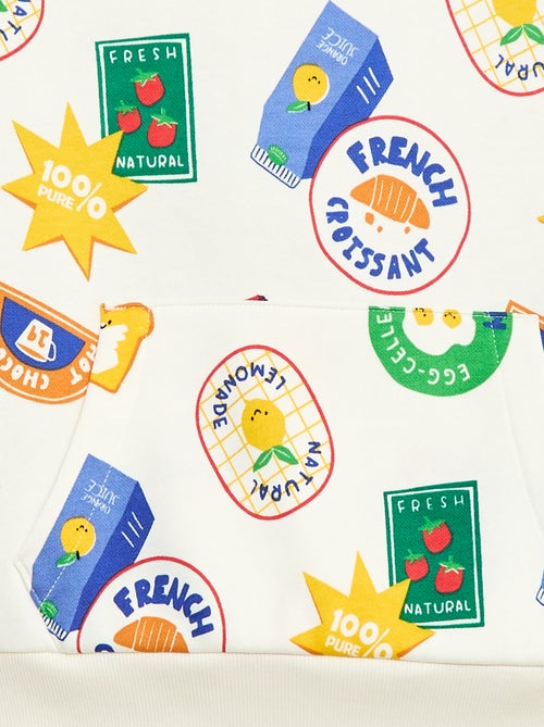 Felpa con cappuccio - Grafik Edition - Kiabi