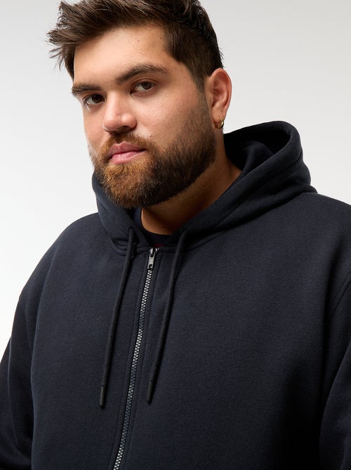 Felpa con cappuccio à Apertura con zip - Kiabi