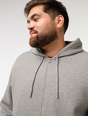 Felpa con cappuccio à Apertura con zip