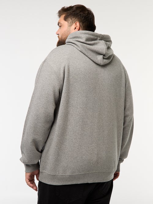 Felpa con cappuccio à Apertura con zip - Kiabi