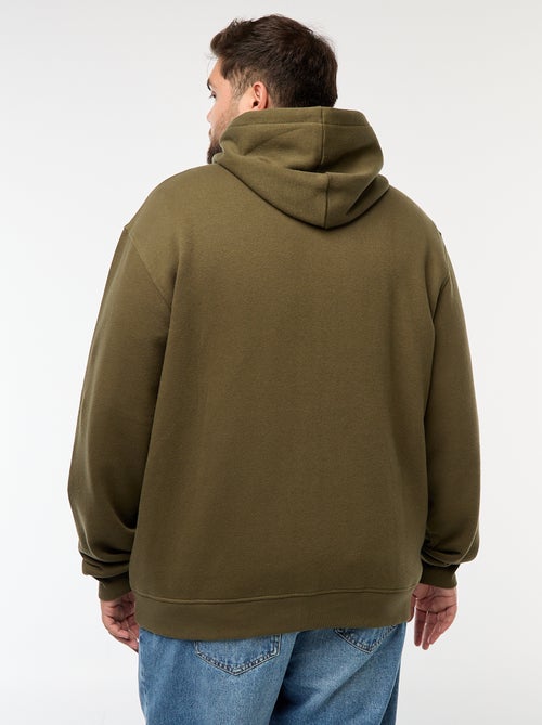 Felpa con cappuccio à Apertura con zip - Kiabi