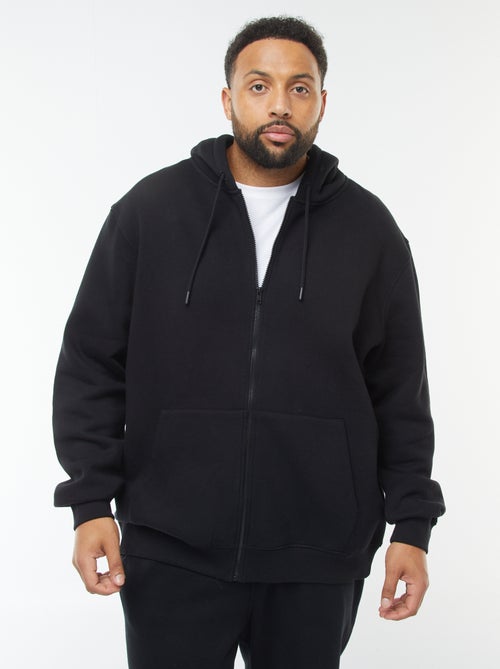 Felpa con cappuccio à Apertura con zip - Kiabi