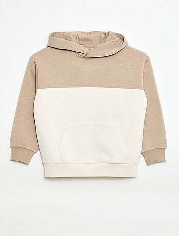 Felpa con cappuccio a canguro