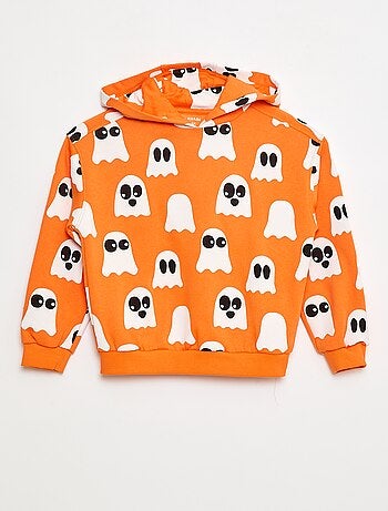 Felpa con cappuccio a tema 'Halloween'
