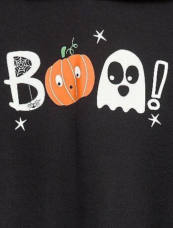 Felpa con cappuccio a tema 'Halloween'