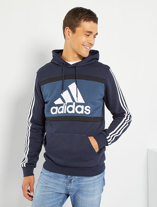 Felpa con cappuccio 'Adidas' - blu - Kiabi - 55.00€