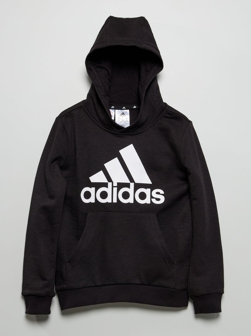Felpa con cappuccio 'adidas' nero - Kiabi