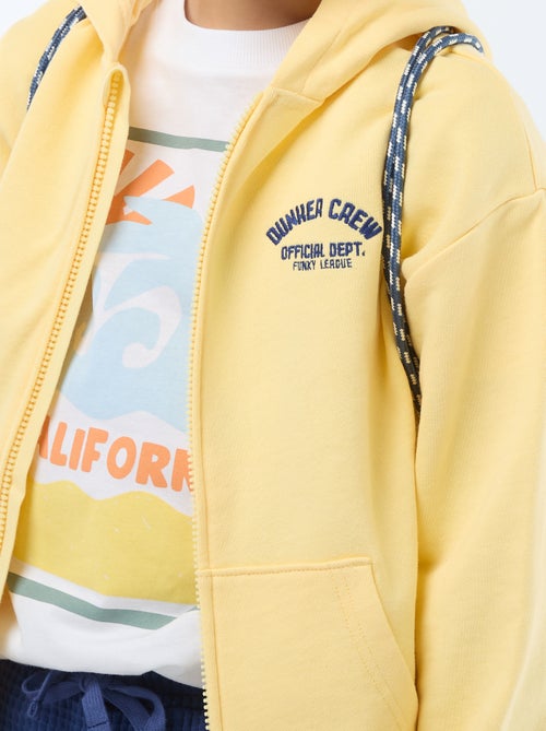 Felpa con cappuccio ampia ricamata - Kiabi