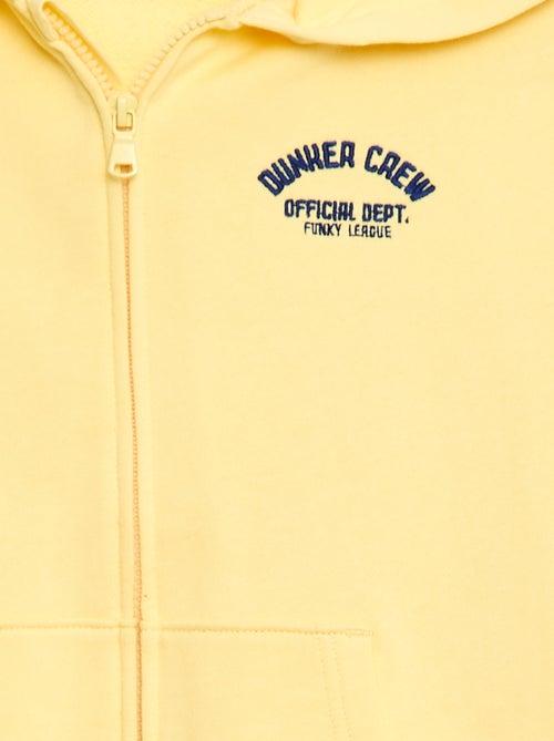 Felpa con cappuccio ampia ricamata - Kiabi