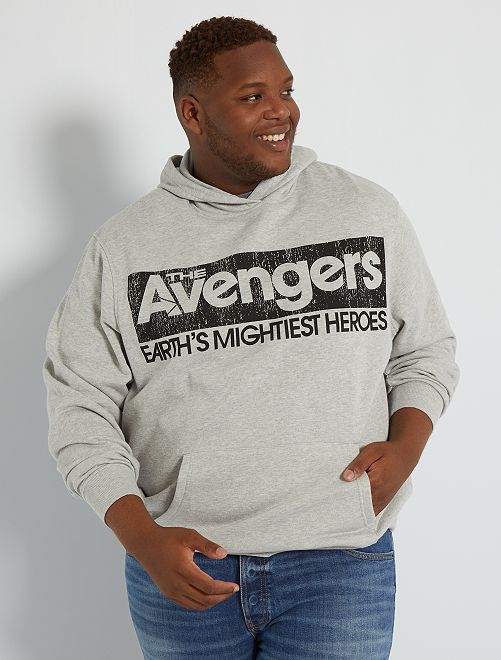 Felpa con cappuccio 'Avengers' - GRIGIO - Kiabi - 25.00€