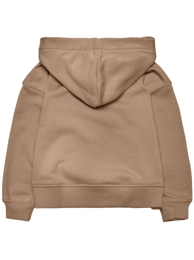 Felpa con Cappuccio Bambina KIDS ONLY Marrone cappuccino - Kiabi