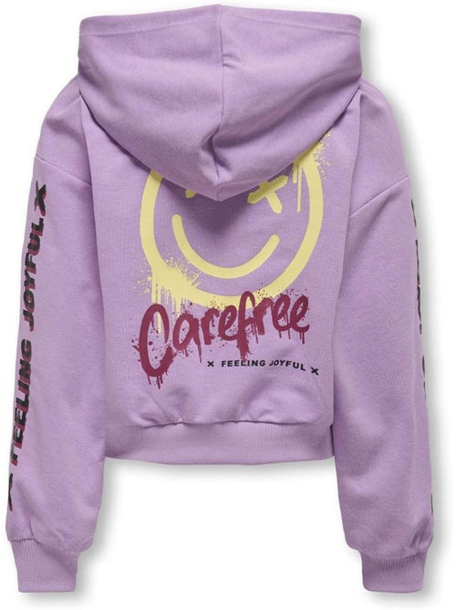 Felpa con Cappuccio Bambina Kids ONLY - Kiabi Felpa con Cappuccio Bambina Kids ONLY - Kiabi