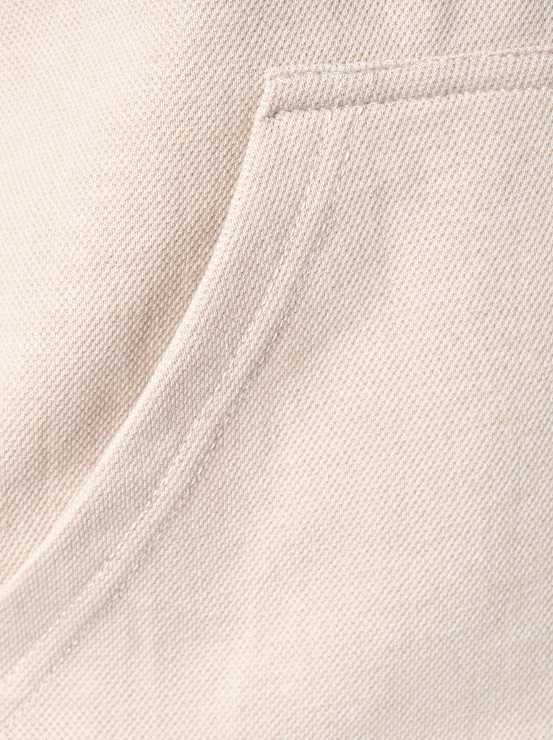 felpa con cappuccio Beige - Kiabi