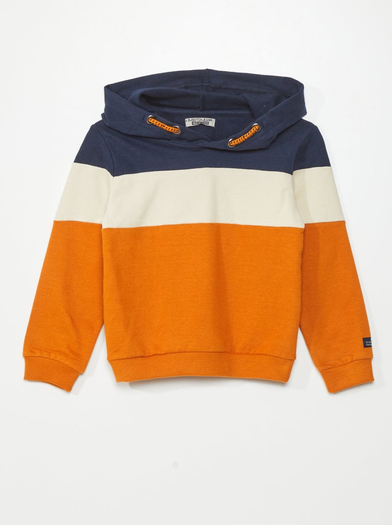Felpa con cappuccio BLU - Kiabi