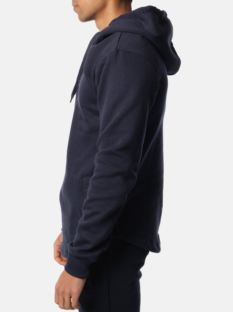 Felpa con cappuccio Blu marino - Kiabi