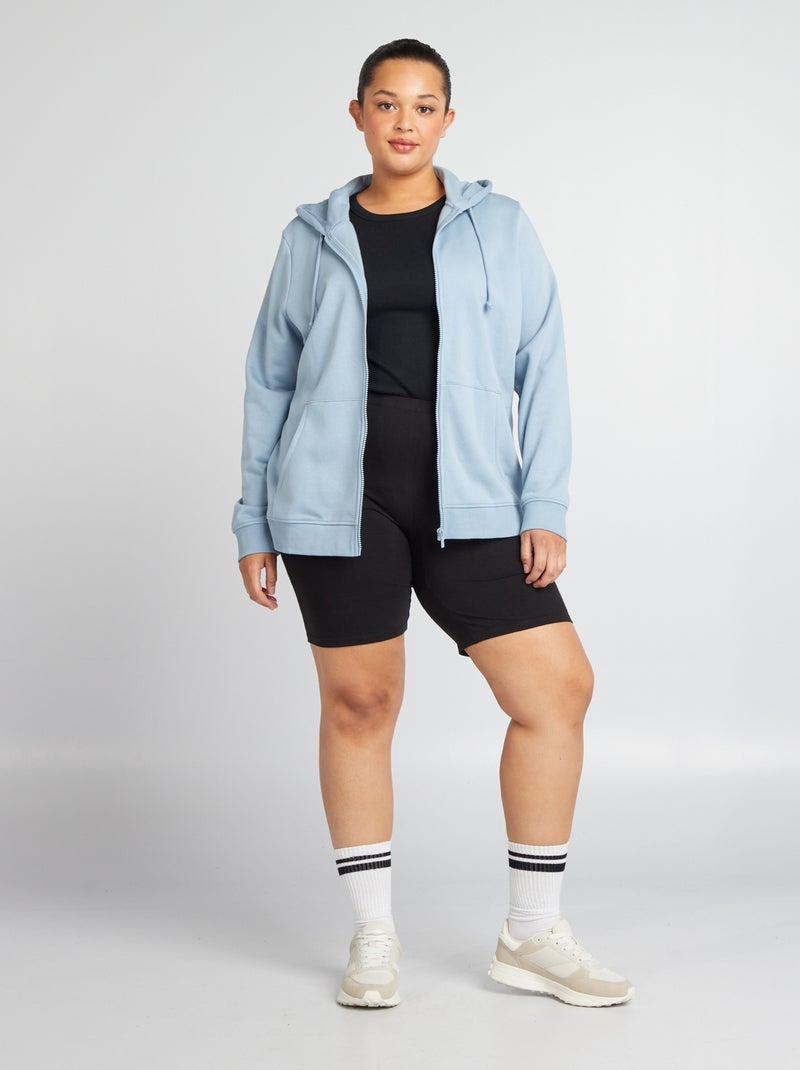 Felpa con cappuccio BLU - Kiabi