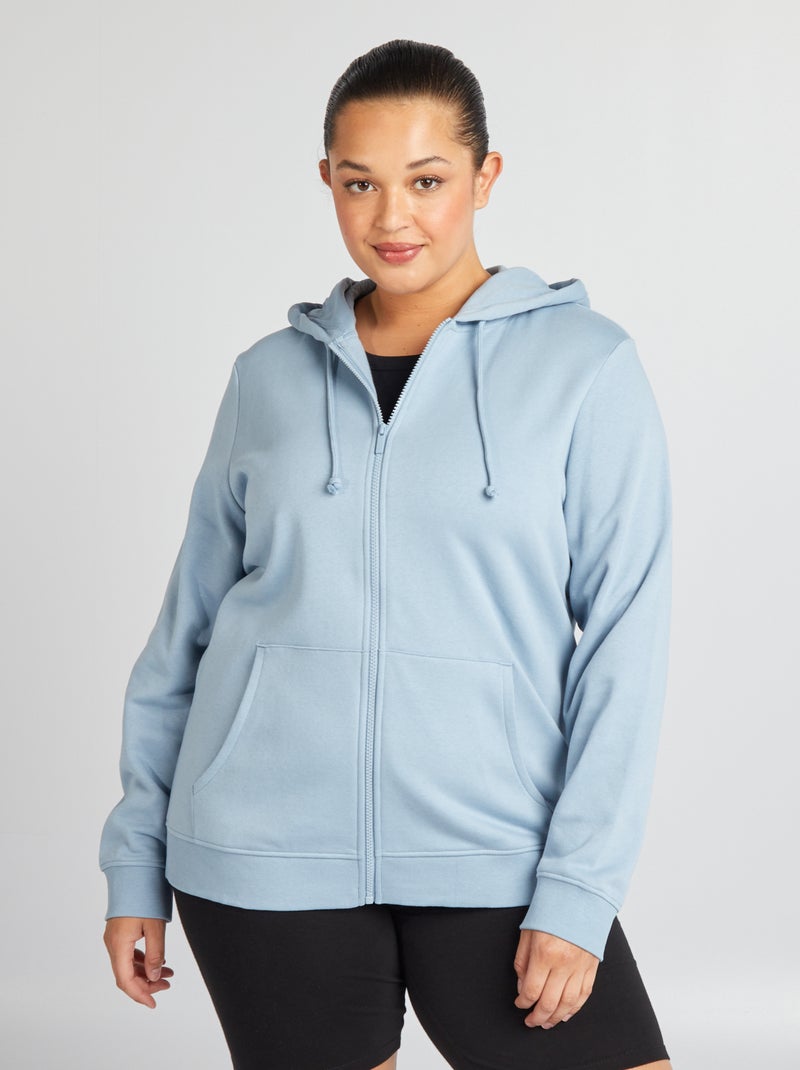 Felpa con cappuccio BLU - Kiabi