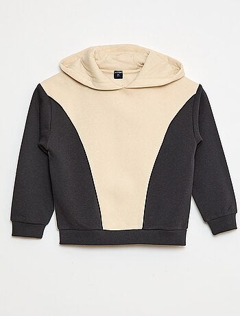 Felpa con cappuccio con motivi