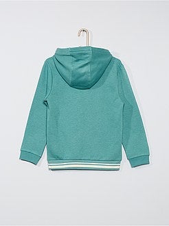 Felpa con cappuccio con scritta - Kiabi