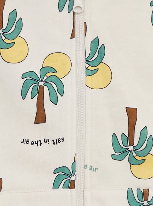 Felpa con cappuccio con stampa - Kiabi