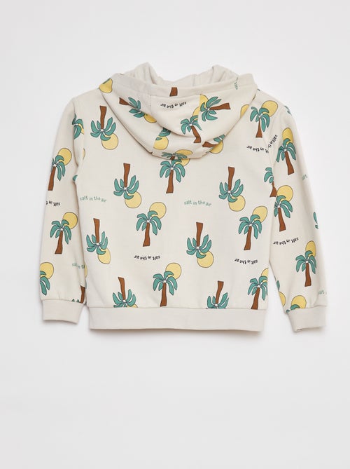 Felpa con cappuccio con stampa - Kiabi