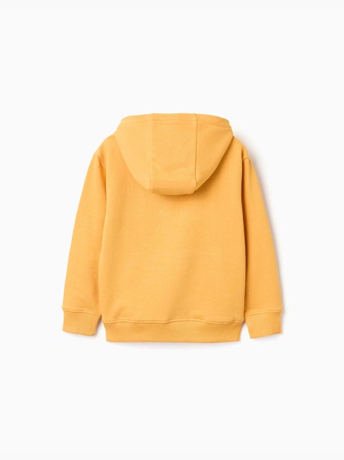 Felpa con cappuccio con stampa frontale e tasca - Kiabi