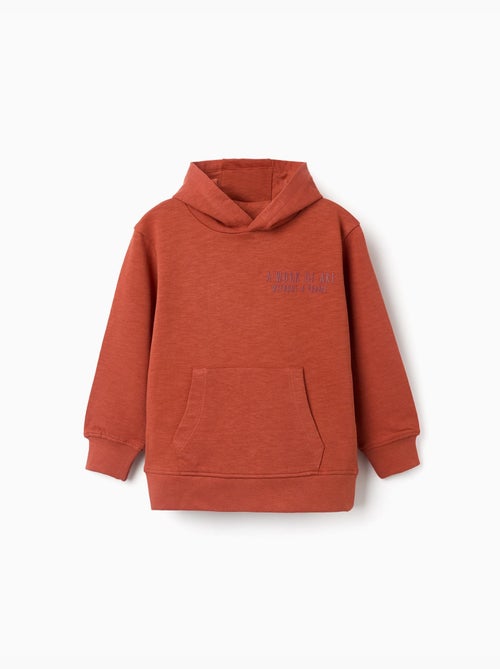 Felpa con cappuccio con stampe work of art - Kiabi