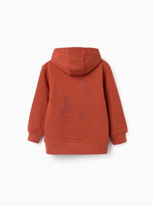 Felpa con cappuccio con stampe work of art - Kiabi