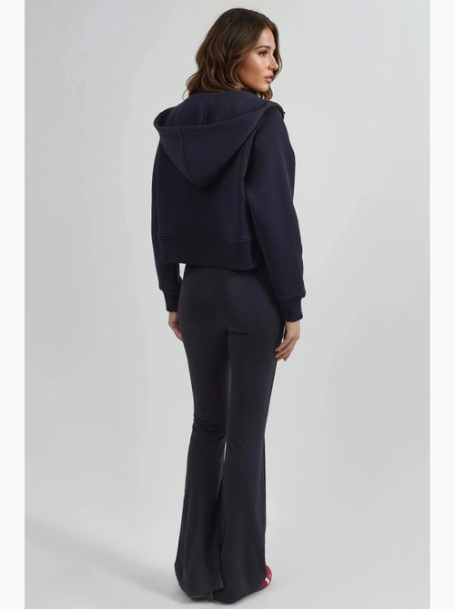 Felpa con cappuccio con zip dal taglio relaxed hiccup - Kiabi Felpa con cappuccio con zip dal taglio relaxed hiccup - Kiabi