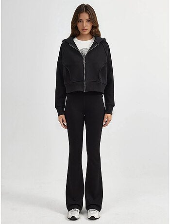 Felpa con cappuccio con zip dal taglio relaxed hiccup