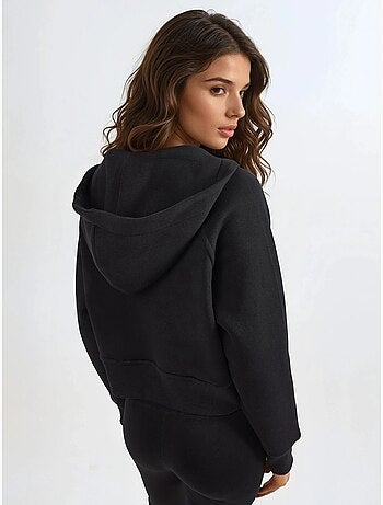 Felpa con cappuccio con zip dal taglio relaxed hiccup