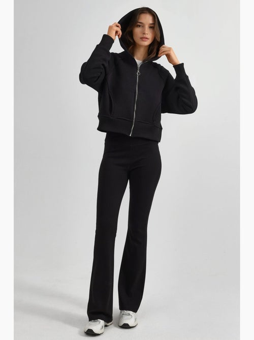 Felpa con cappuccio con zip dal taglio relaxed hiccup - Kiabi