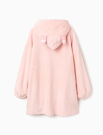 Felpa con cappuccio convertibile in pile corallo 'monsters of emotions'