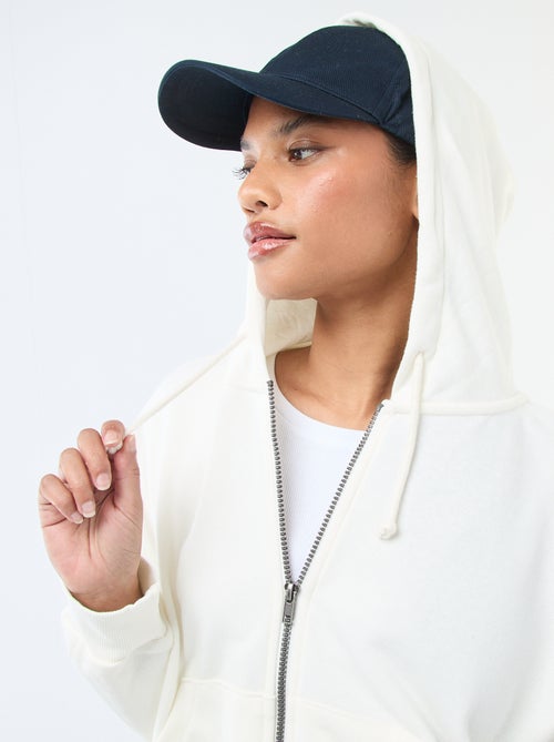 Felpa con cappuccio crop top - Kiabi