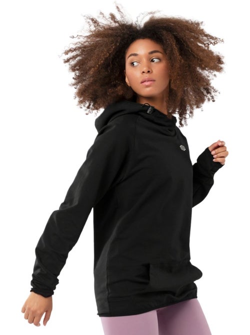Felpa con cappuccio da allenamento da donna fitness donna square-w - Kiabi Felpa con cappuccio da allenamento da donna fitness donna square-w - Kiabi