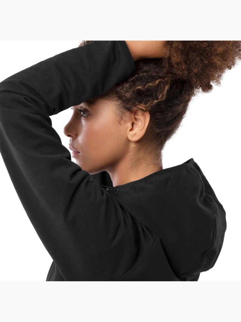 Felpa con cappuccio da allenamento da donna fitness donna  square-w Nero - Kiabi