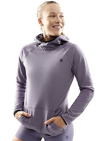 Felpa con cappuccio da allenamento da donna fitness donna synergy