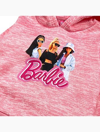 Felpa con cappuccio da bambina Barbie