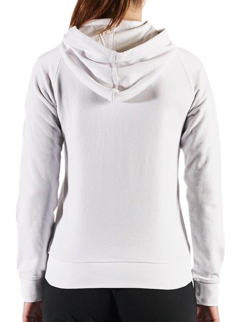 Felpa con cappuccio da donna kappa per il tempo libero Bianco - Kiabi