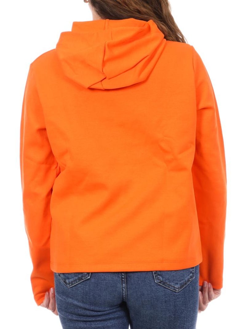 Felpa con Cappuccio da Donna Le Coq Sportif Arancione - Kiabi