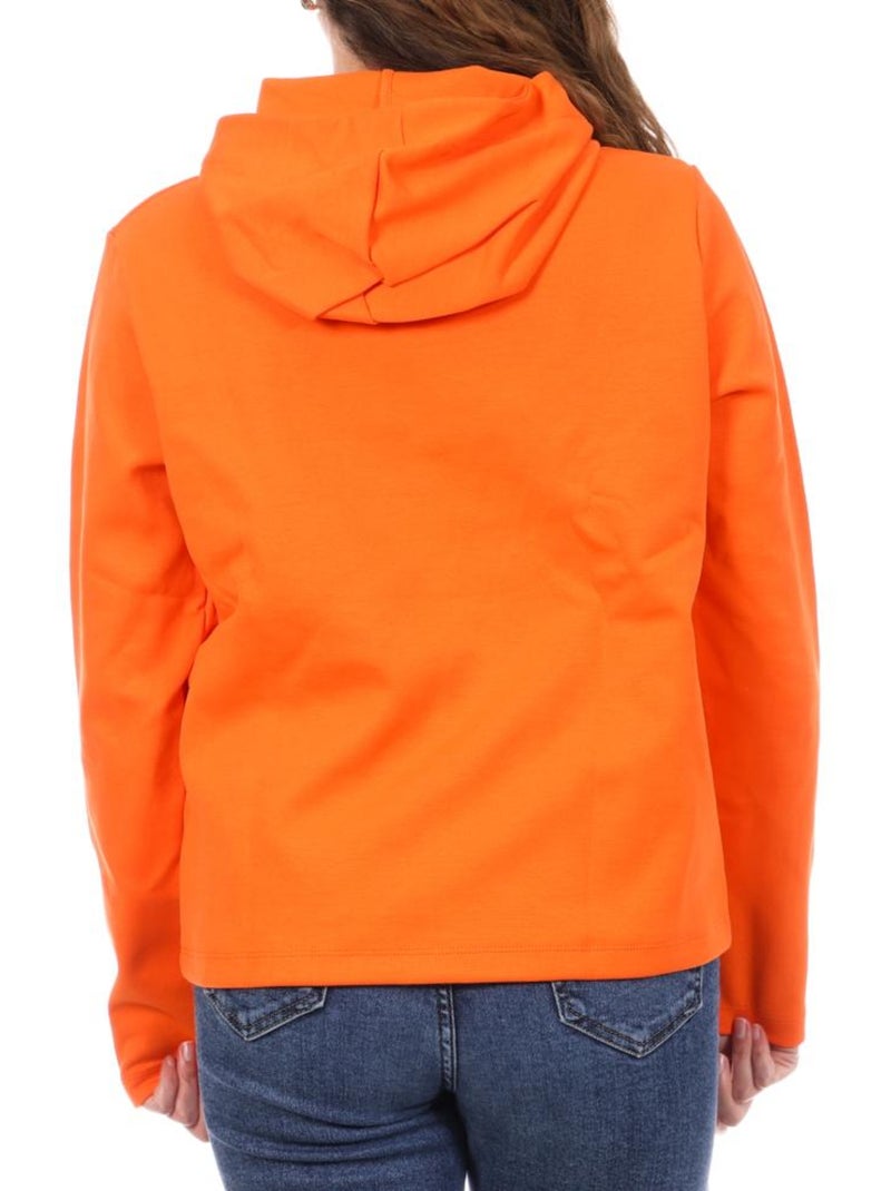 Felpa con Cappuccio da Donna Le Coq Sportif Arancione - Kiabi