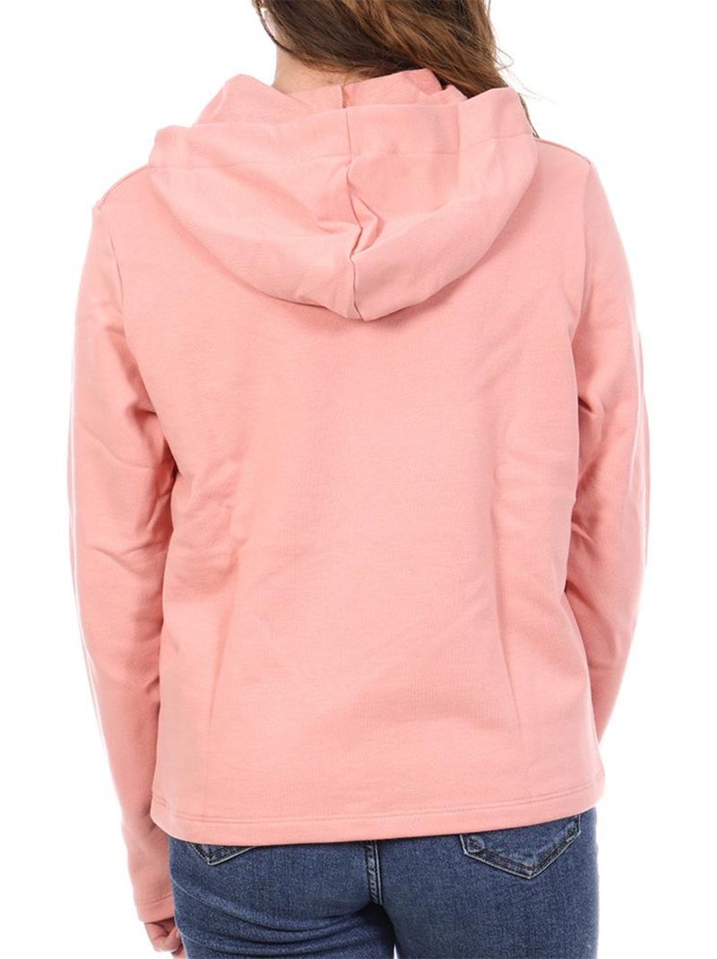 Felpa con Cappuccio da Donna Le Coq Sportif Rosa - Kiabi