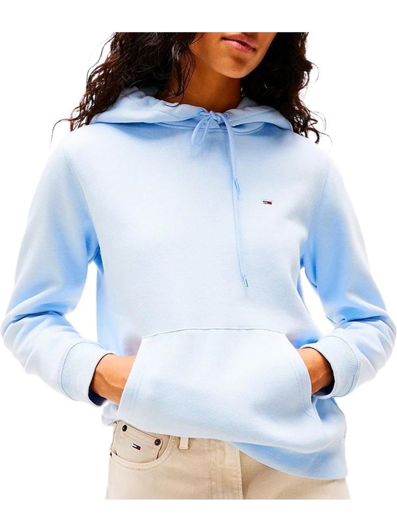Felpa con cappuccio da donna tommy hilfiger Blu - Kiabi