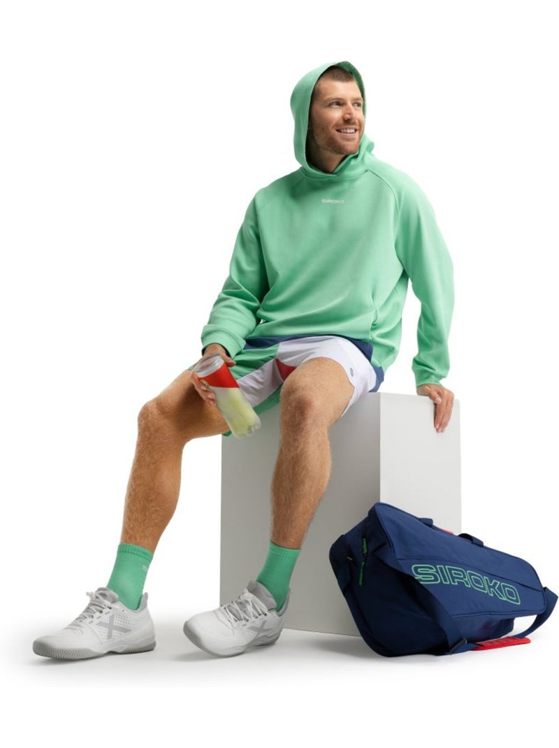 Felpa con cappuccio da padel uomo padel uomo break Verde - Kiabi
