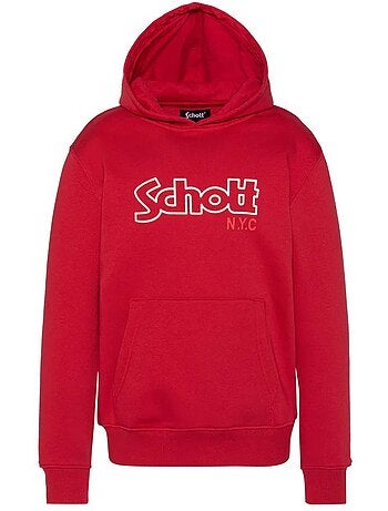 Felpa con Cappuccio da Ragazzo Schott