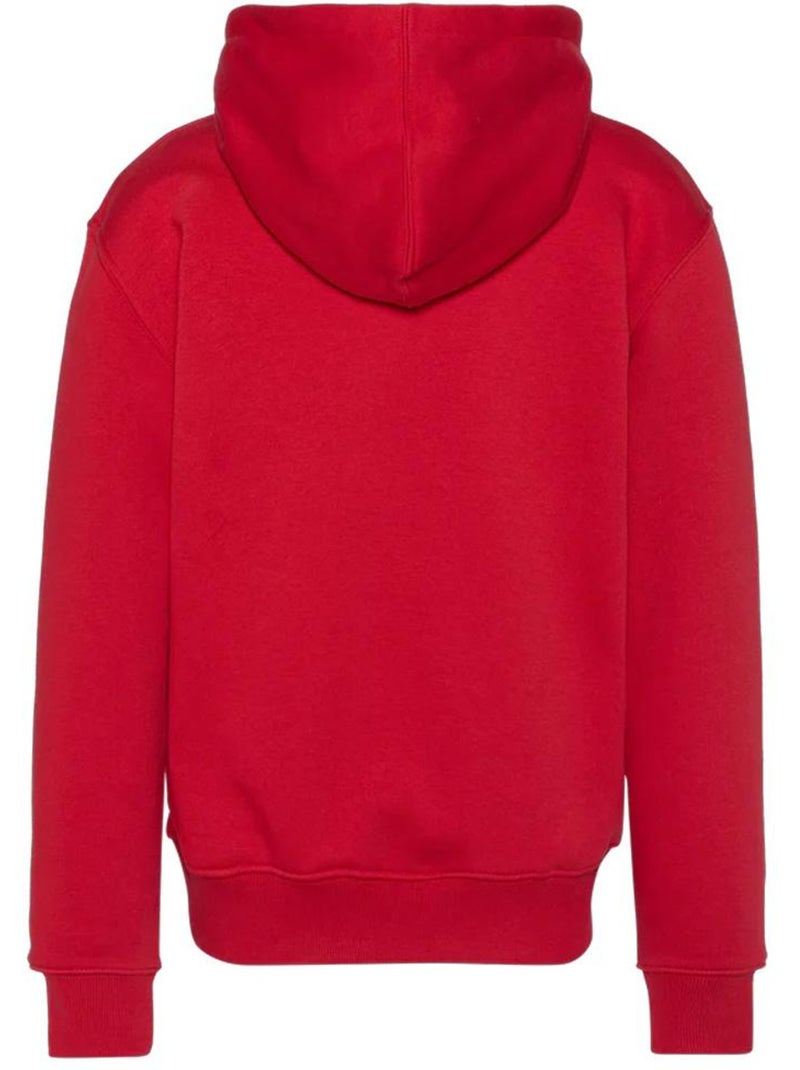 Felpa con Cappuccio da Ragazzo Schott Stampa Logo Rosso - Kiabi